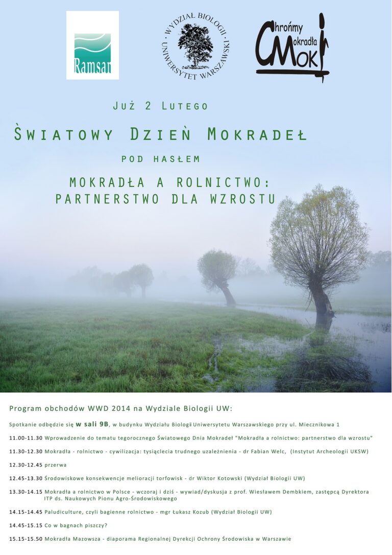 Światowy Dzień Mokradeł 2014